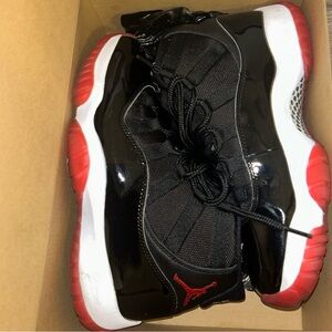 Jordan Black and Red Sneakers